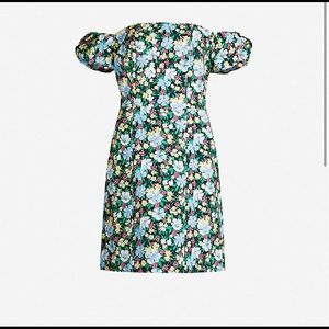 Maje Floral off-the-shoulder dress T1